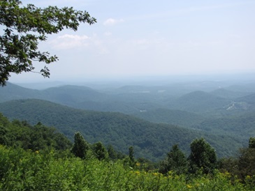 Scenic View along the Parkway